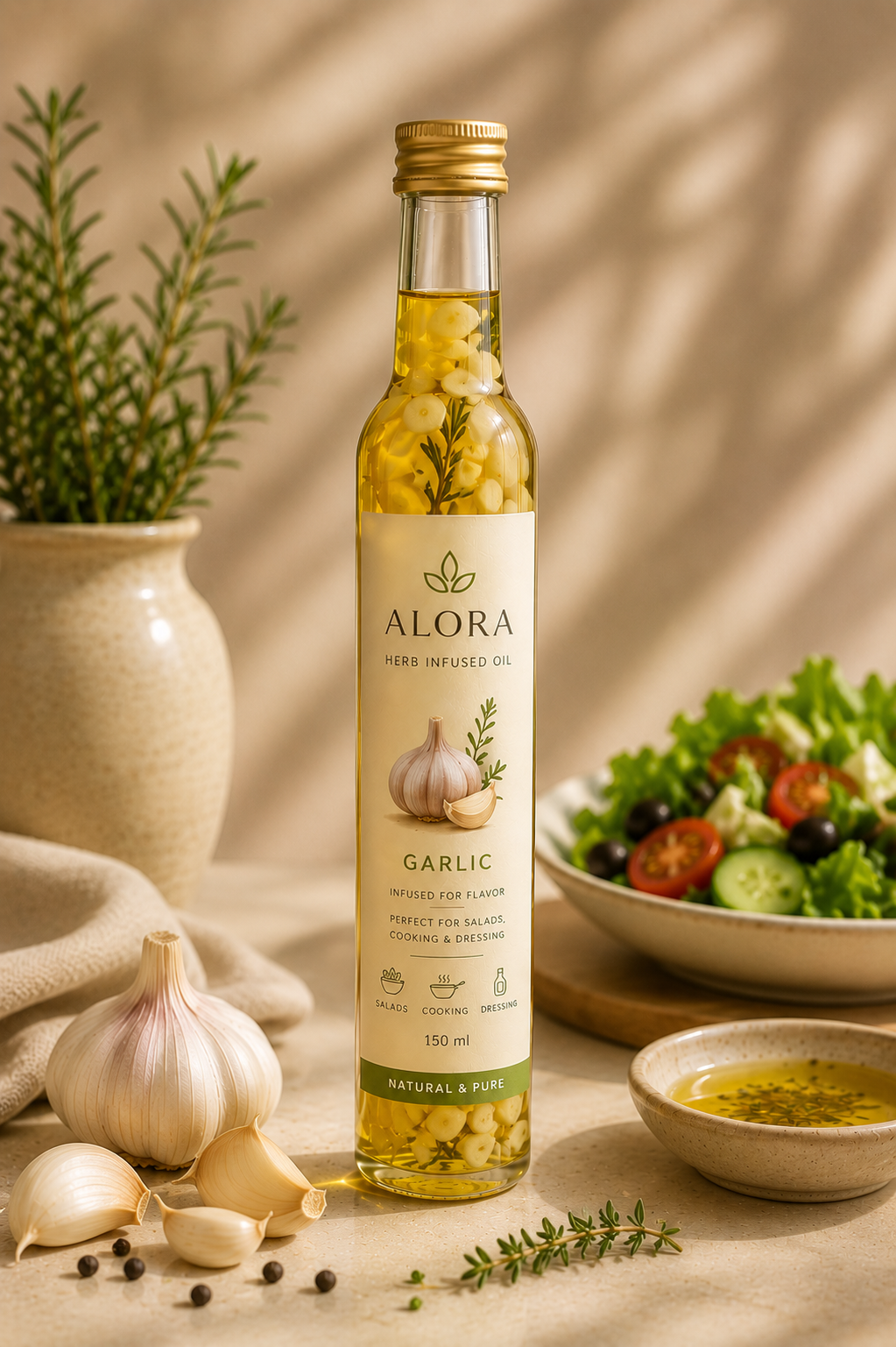 Garlic Herb Infused Oil